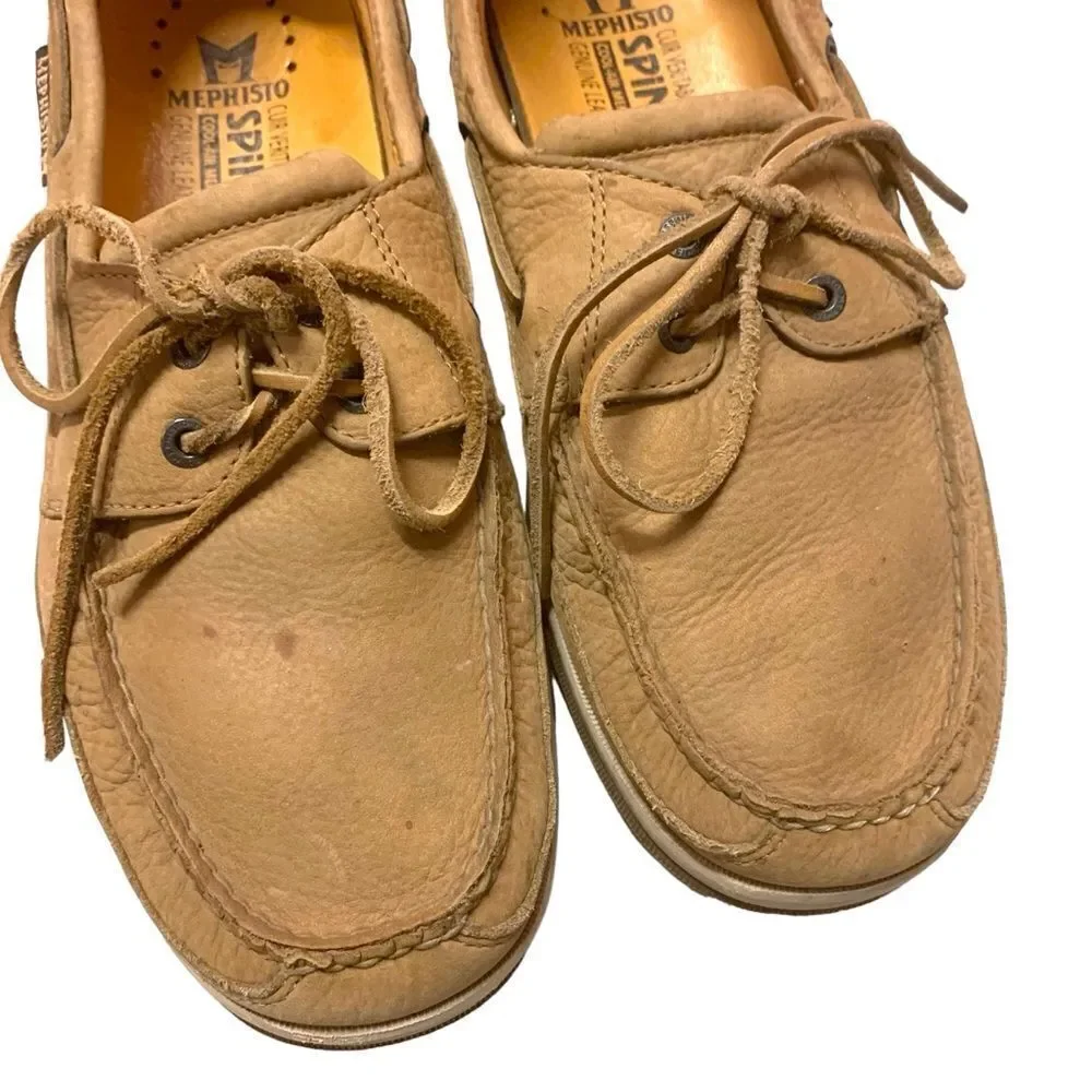 Mephisto Spinnaker Leather Boat Shoes